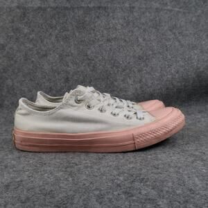 Converse Shoes Women 7.5 Casual Sneaker Chuck Taylor All Star Trainer White Pink